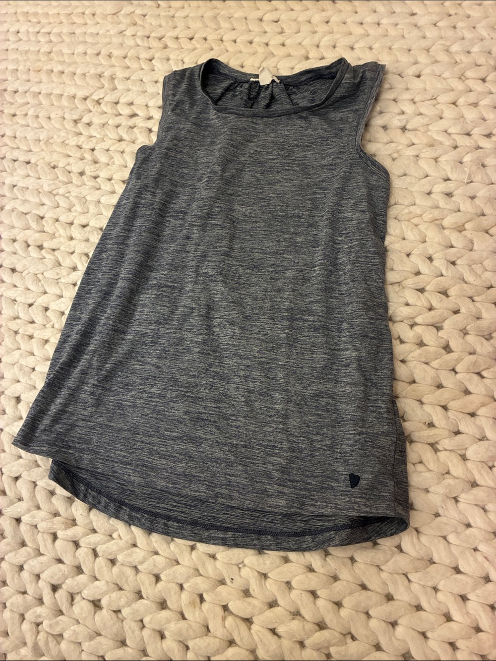 Crewcuts Heather Charcoal Gray Sleeveless Tank